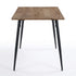 Modern Wood Desk, MDF Top & Metal Legs - WHALEN WOOD BK