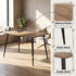 Modern Wood Desk, MDF Top & Metal Legs - WHALEN WOOD BK