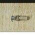 WHALEN YELLOW TRAVERTINE STRETCH TABLE BLACK LEG. - Yellow Travertine Extendable Effect Dining Table