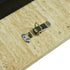 WHALEN YELLOW TRAVERTINE STRETCH TABLE BLACK LEG. - Yellow Travertine Extendable Effect Dining Table