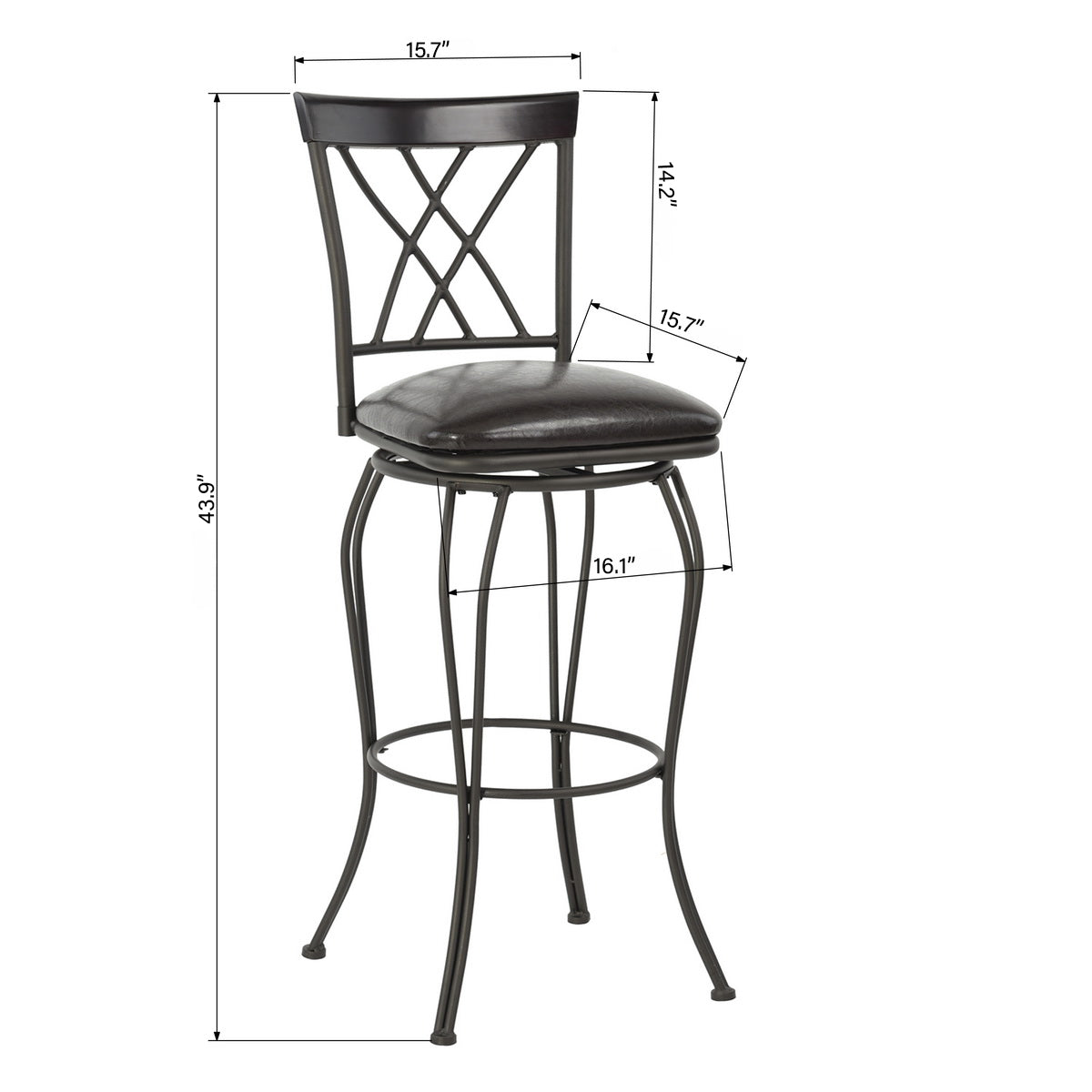 Wichita Swivel Bar Chair