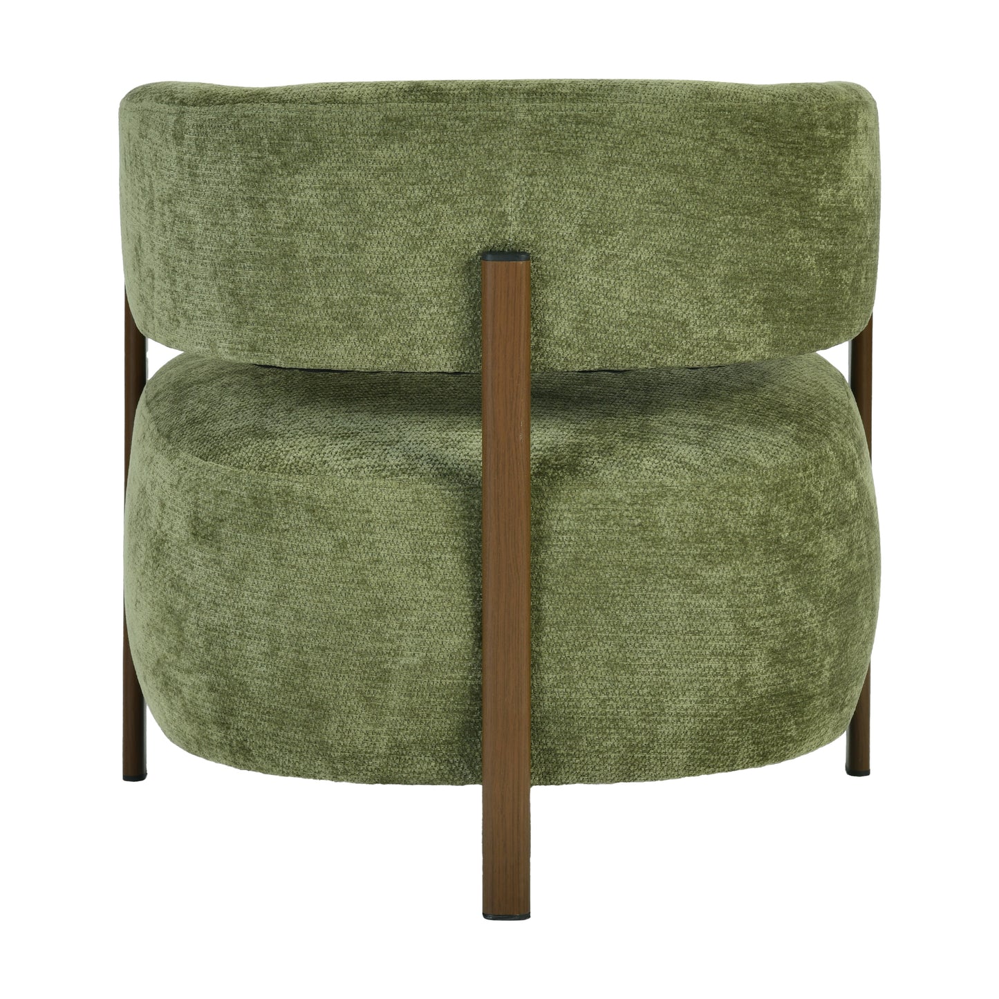 Modern Green Chaise, Wooden Frame & Fabric – XELPHIRA