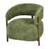 Modern Green Chaise, Wooden Frame & Fabric – XELPHIRA