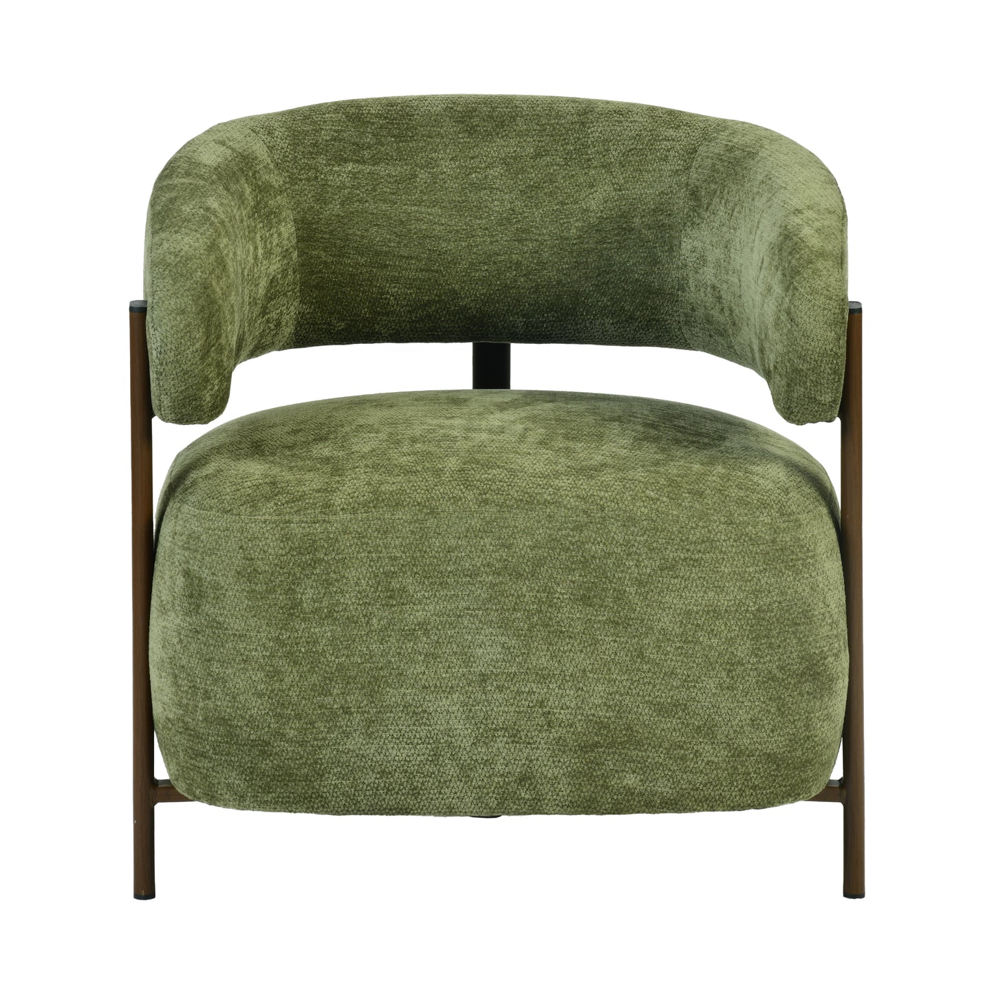 Modern Green Chaise, Wooden Frame & Fabric – XELPHIRA