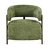 Modern Green Chaise, Wooden Frame & Fabric – XELPHIRA