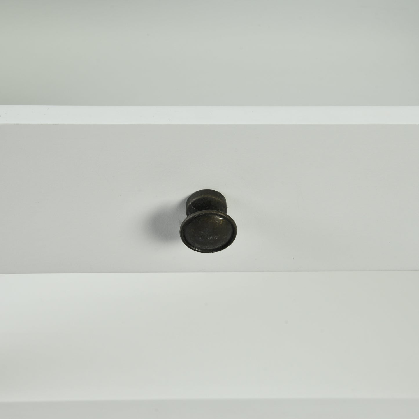 Elegant White Coffee Table with Glass Top and Drawer – XENO