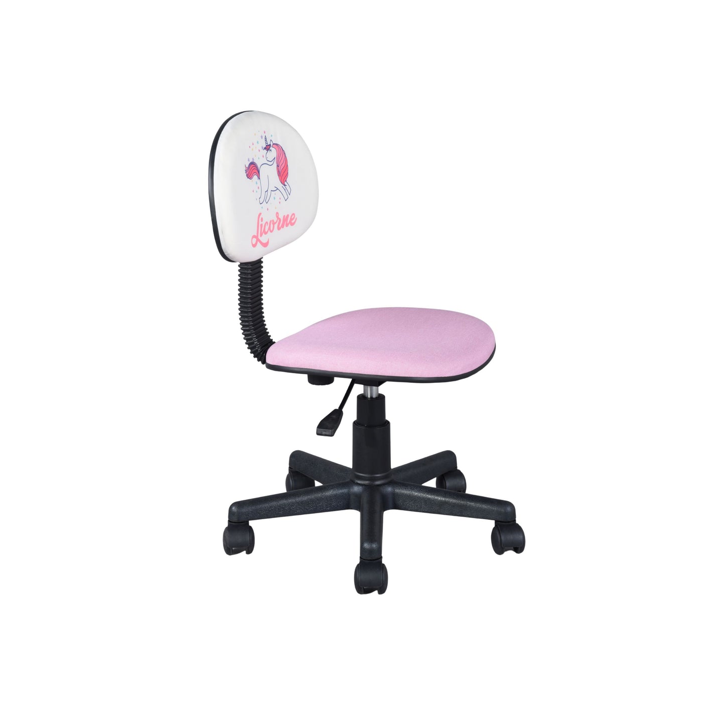 Modern Pink Fabric Office Chair – YANYAN LICORNE