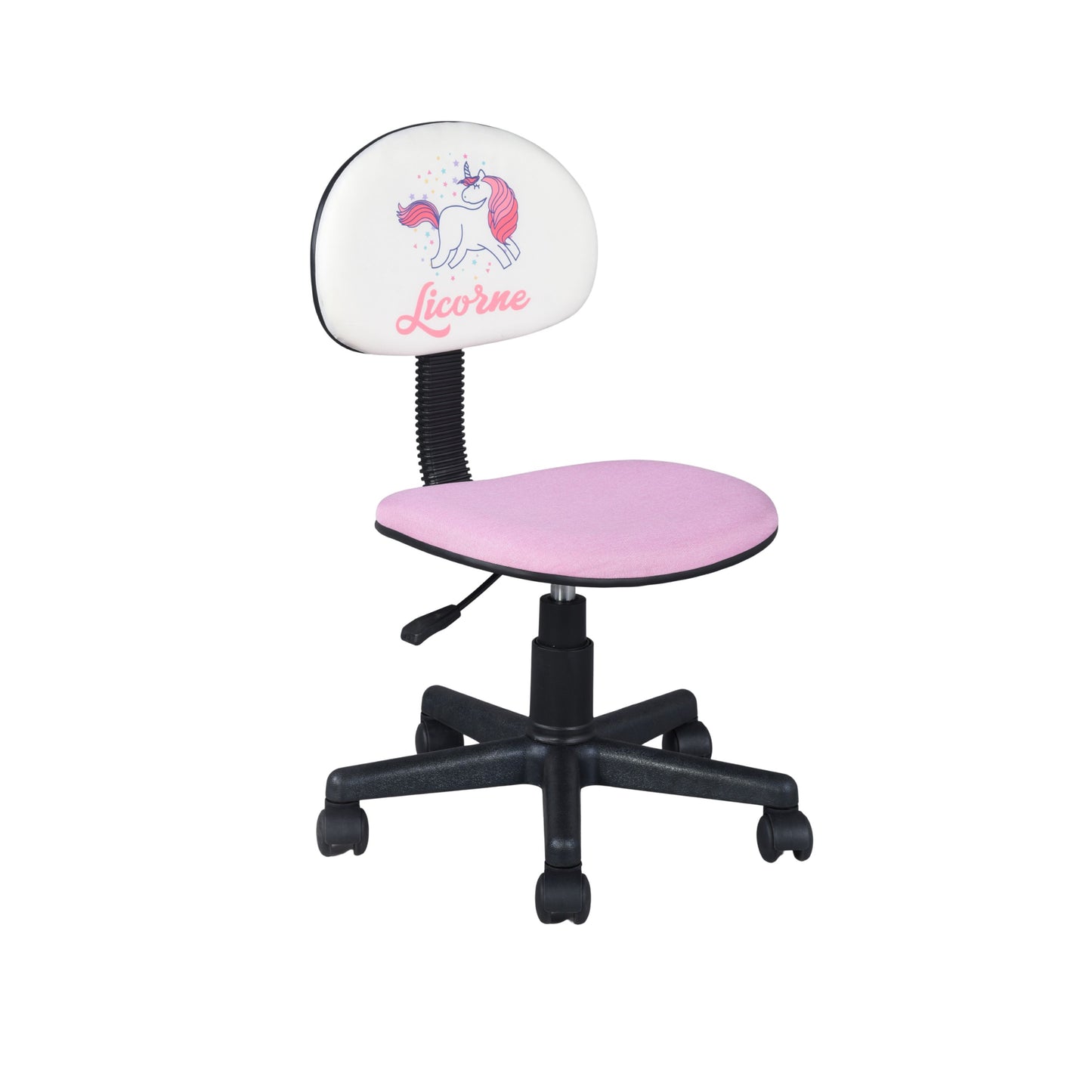 Modern Pink Fabric Office Chair – YANYAN LICORNE