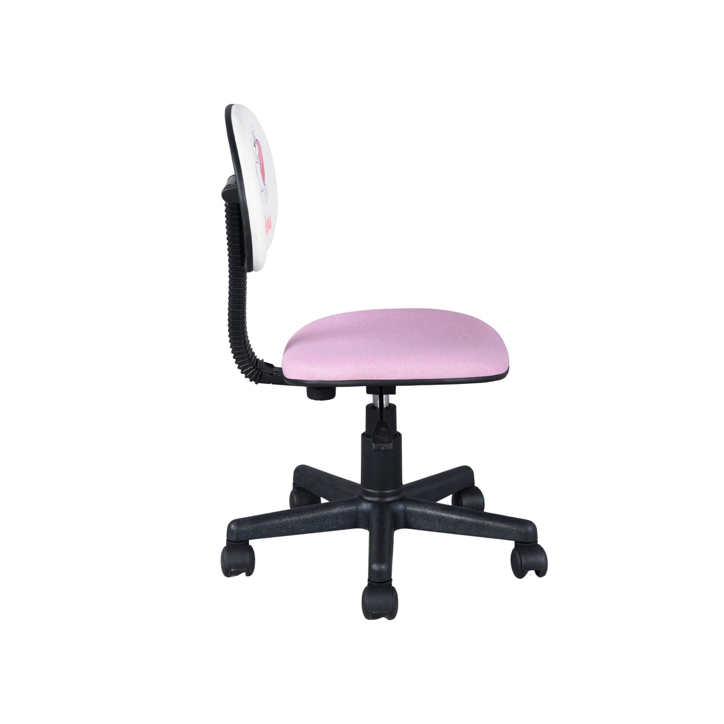Modern Pink Fabric Office Chair – YANYAN LICORNE