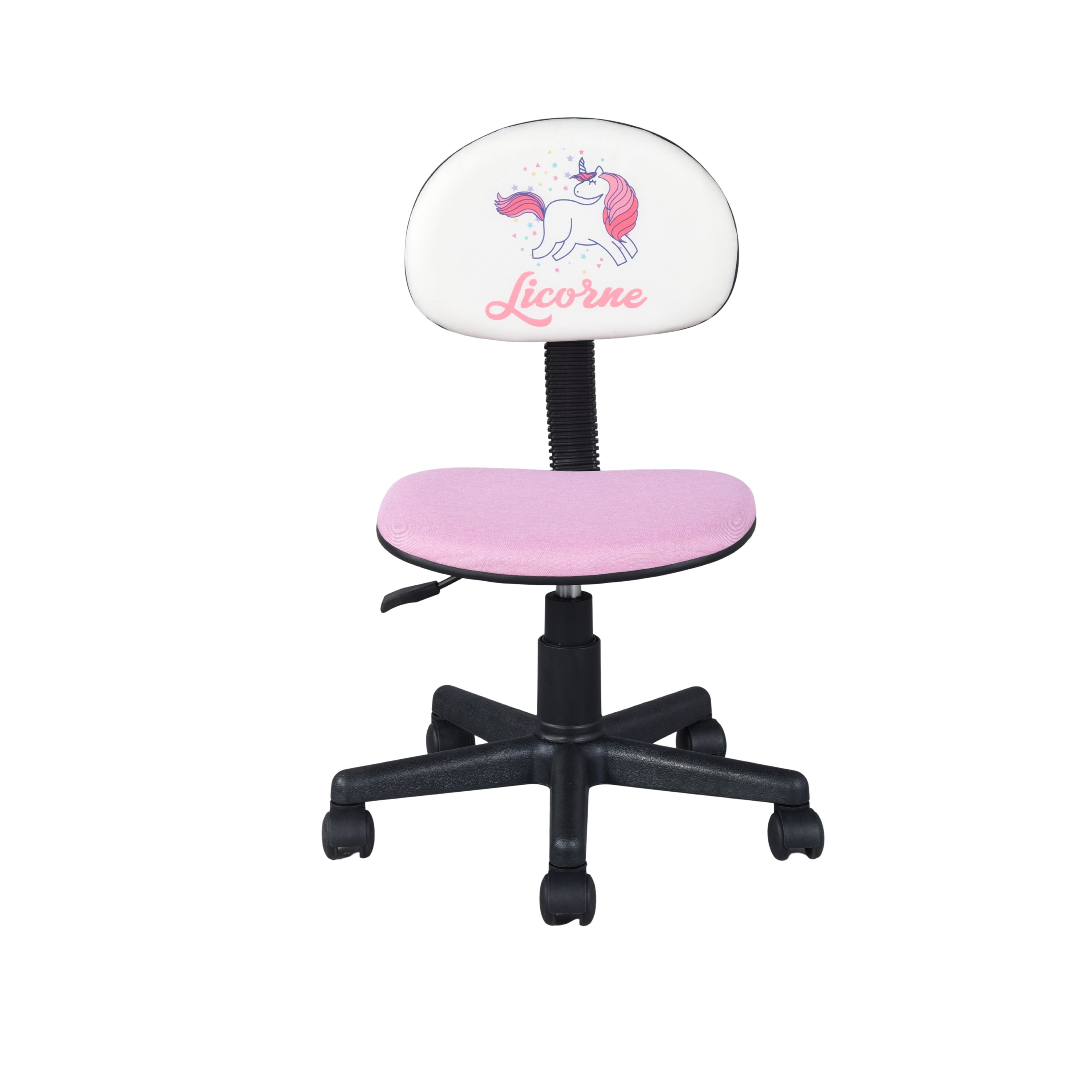 Modern Pink Fabric Office Chair – YANYAN LICORNE