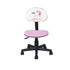 Modern Pink Fabric Office Chair – YANYAN LICORNE