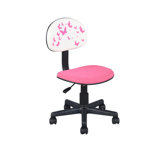 Modern Pink Fabric Office Chair – YANYAN MARIPOSA