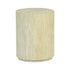 Modern Stone-Look Round Side Table Minimalist Cylinder End Table – YARAQ