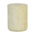Modern Stone-Look Round Side Table Minimalist Cylinder End Table – YARAQ