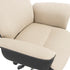Modern Ergonomic Office Chair, PU & Fabric Upholstery - YAVEH
