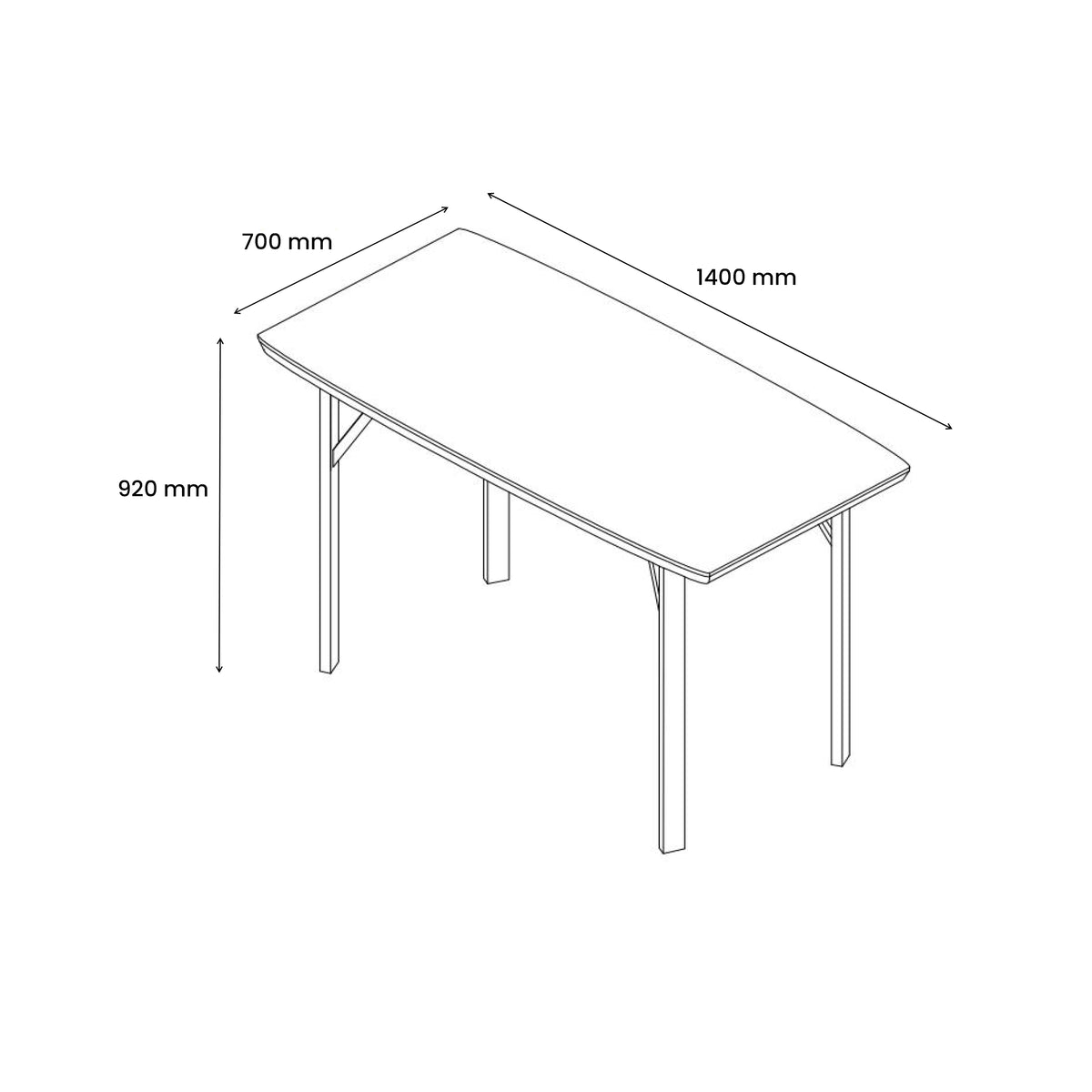 Modern Bar Table, MDF Wood Finish – YAZ WOOD
