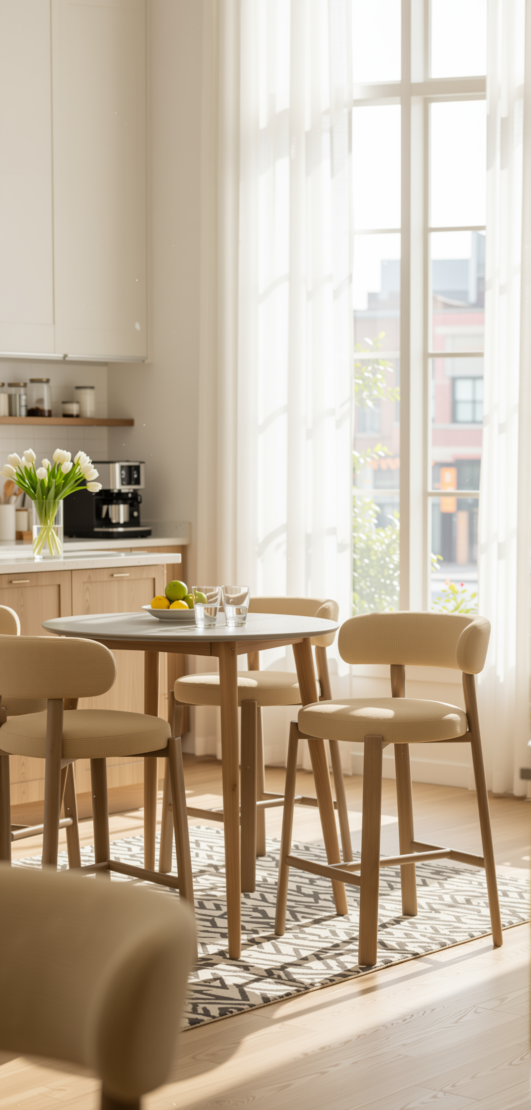 Modern Bar Stool, Sleek Design - ZYAR