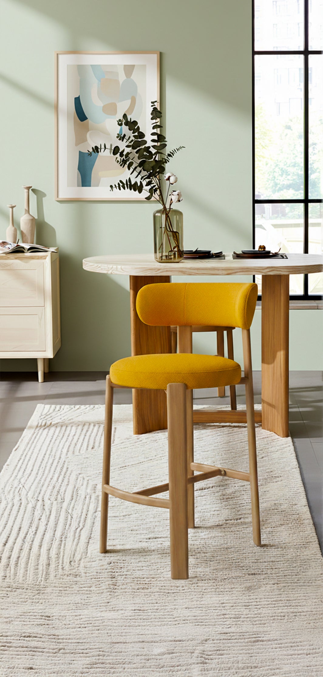 Modern Bar Stool, Sleek Design - YELOX