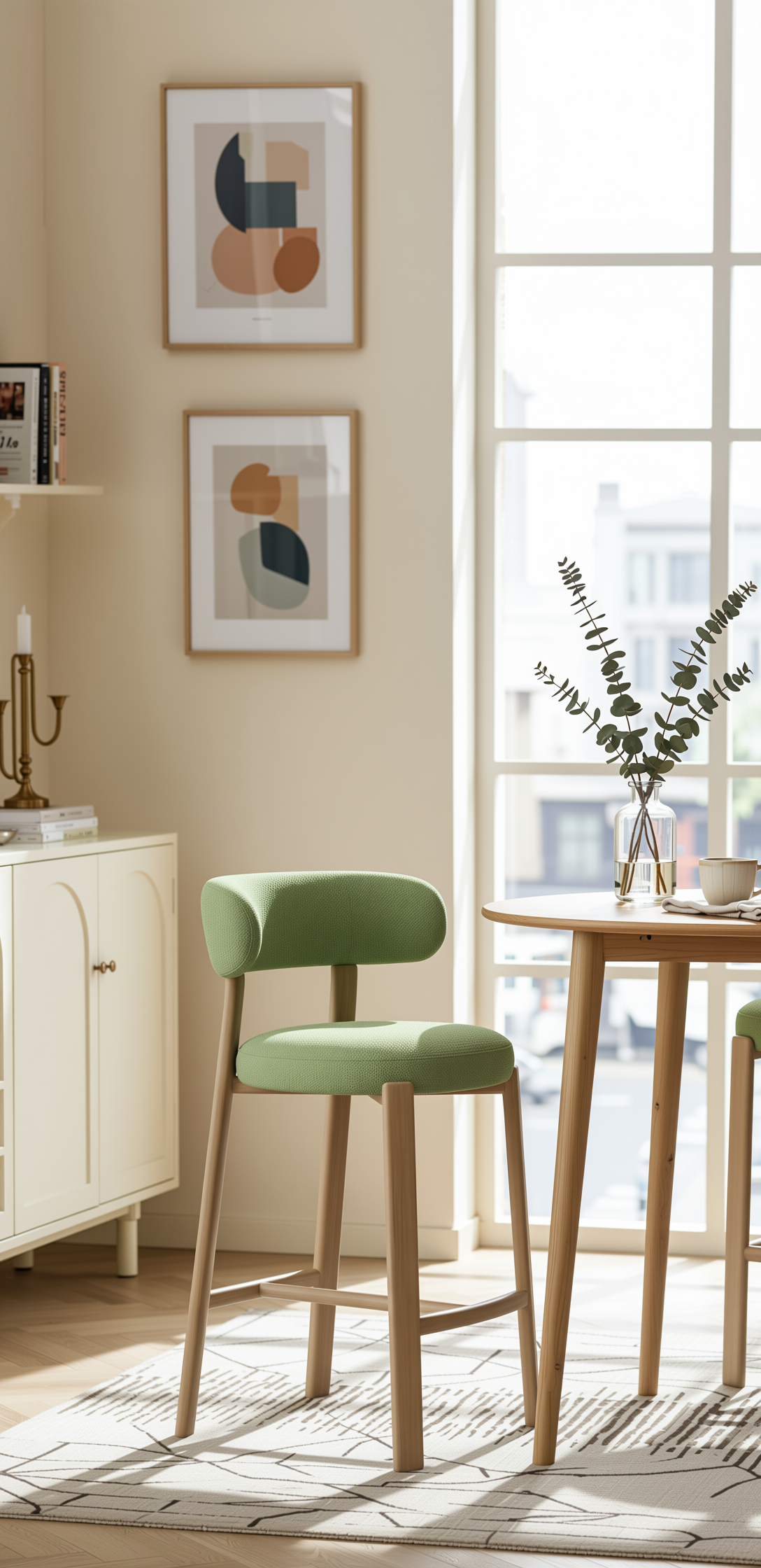 Modern Bar Stool, Sleek Design - ZYAR