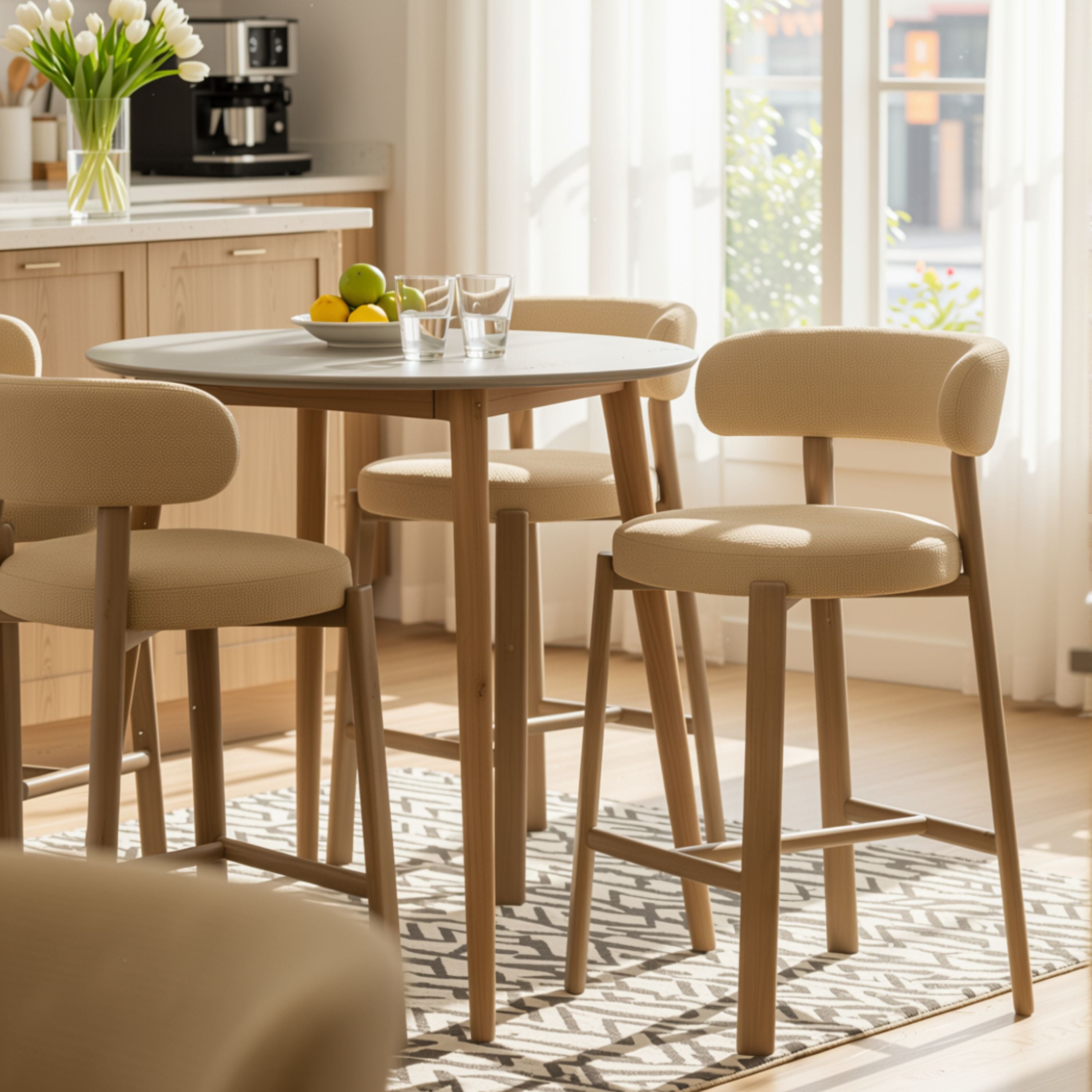 Modern Bar Stool, Sleek Design - YELOX