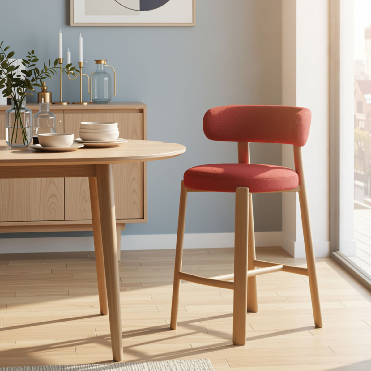 Modern Bar Stool, Sleek Design - YELOX