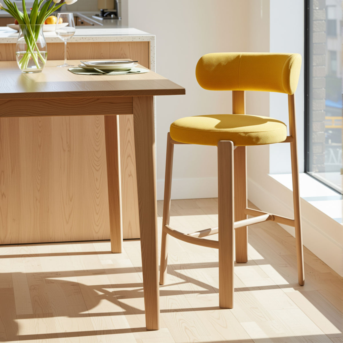 Modern Bar Stool, Sleek Design - YELOX