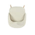 Modern Velvet Dining Chair, Wood Finish - YNEZ FABB BEIGE