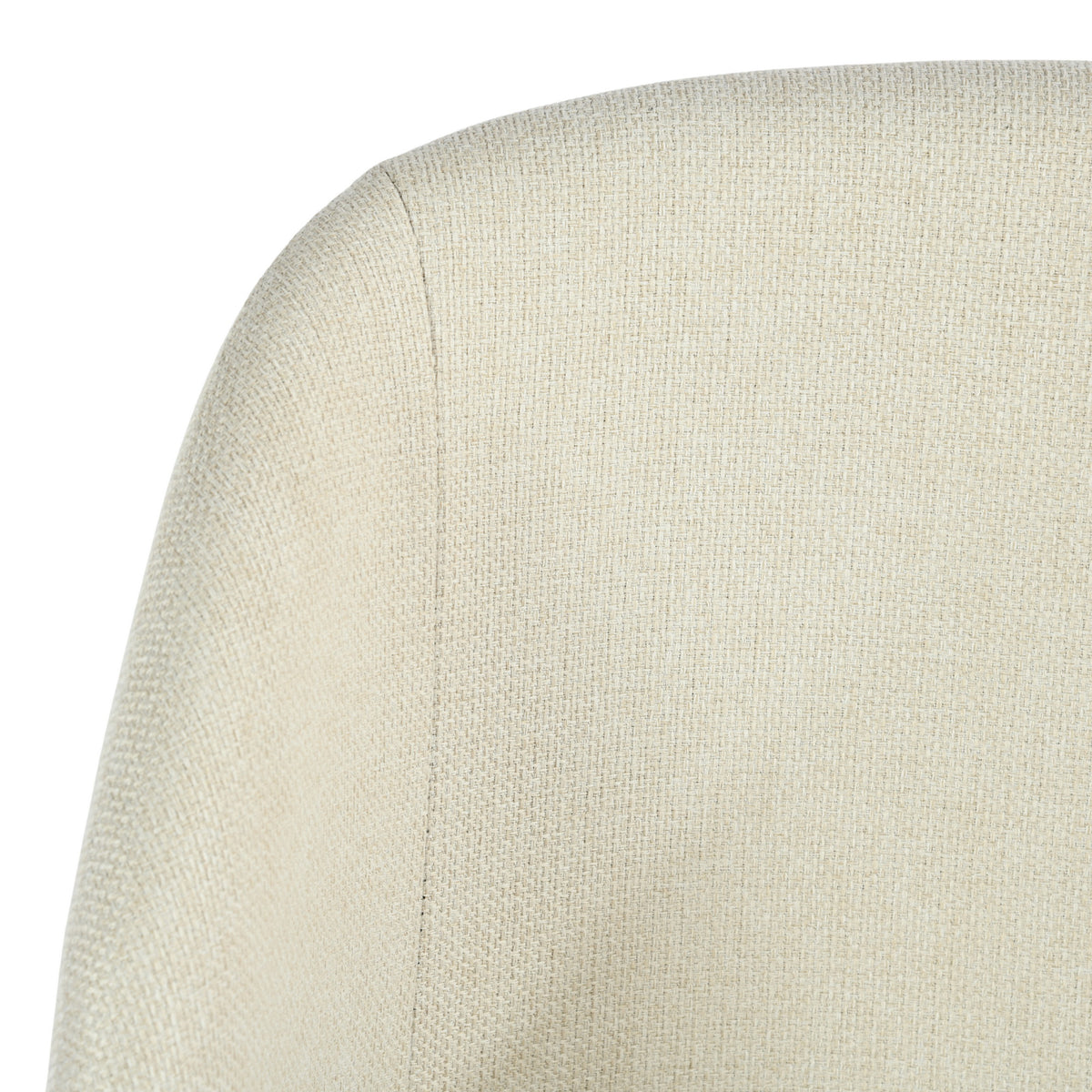 Modern Velvet Dining Chair, Wood Finish - YNEZ FABB BEIGE