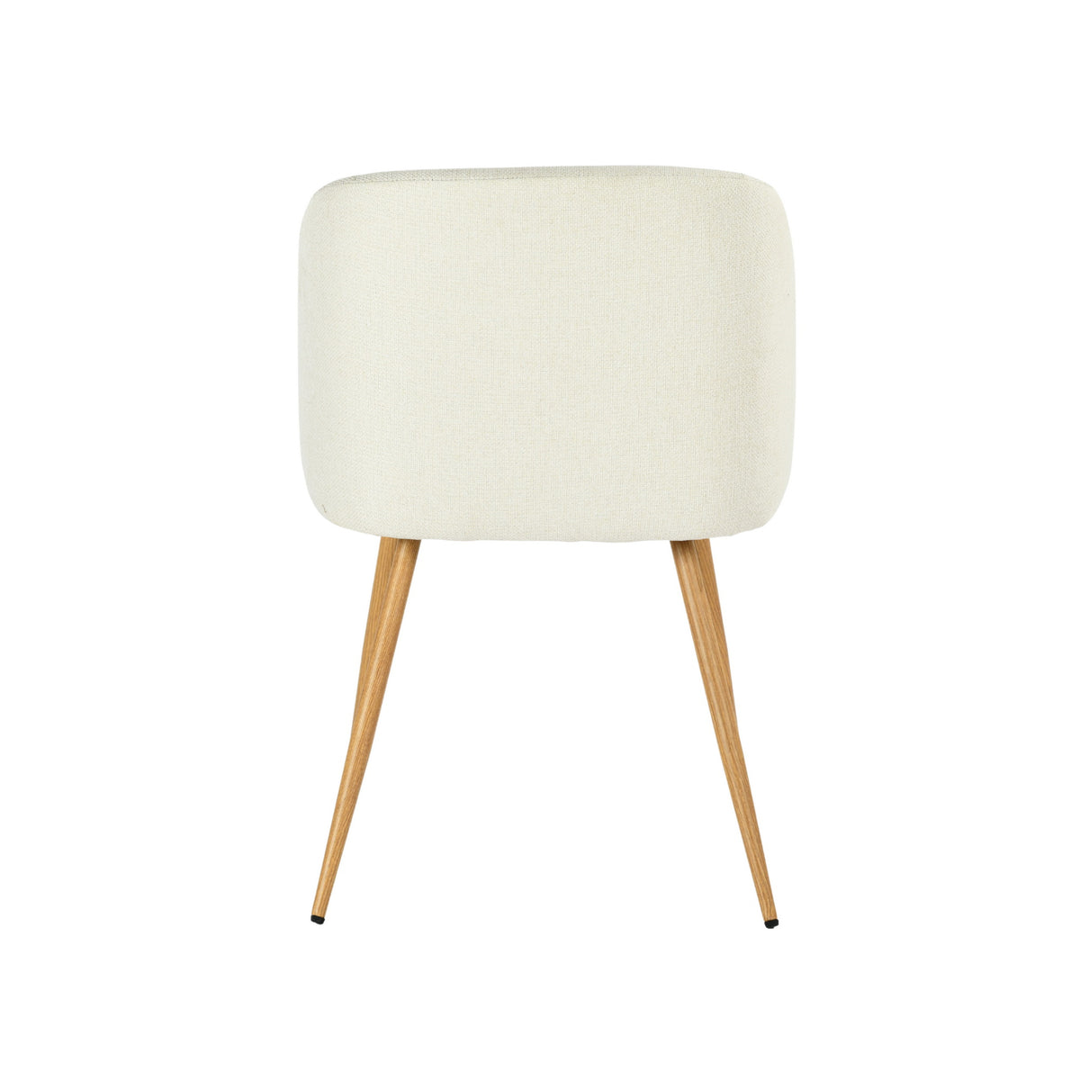 Modern Velvet Dining Chair, Wood Finish - YNEZ BEIGE