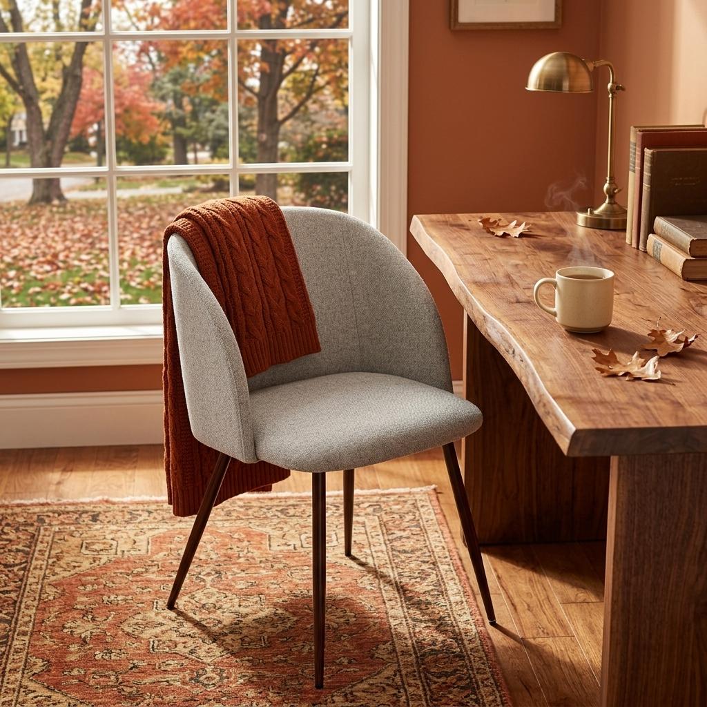 Modern Taupe Fabric Dining Chair – YNEZ TAUPE