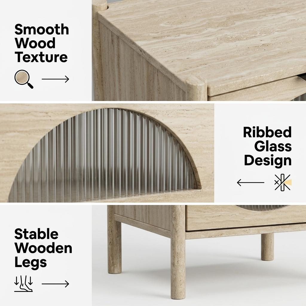 Modern Accent End Table, Sleek Design - YOHME