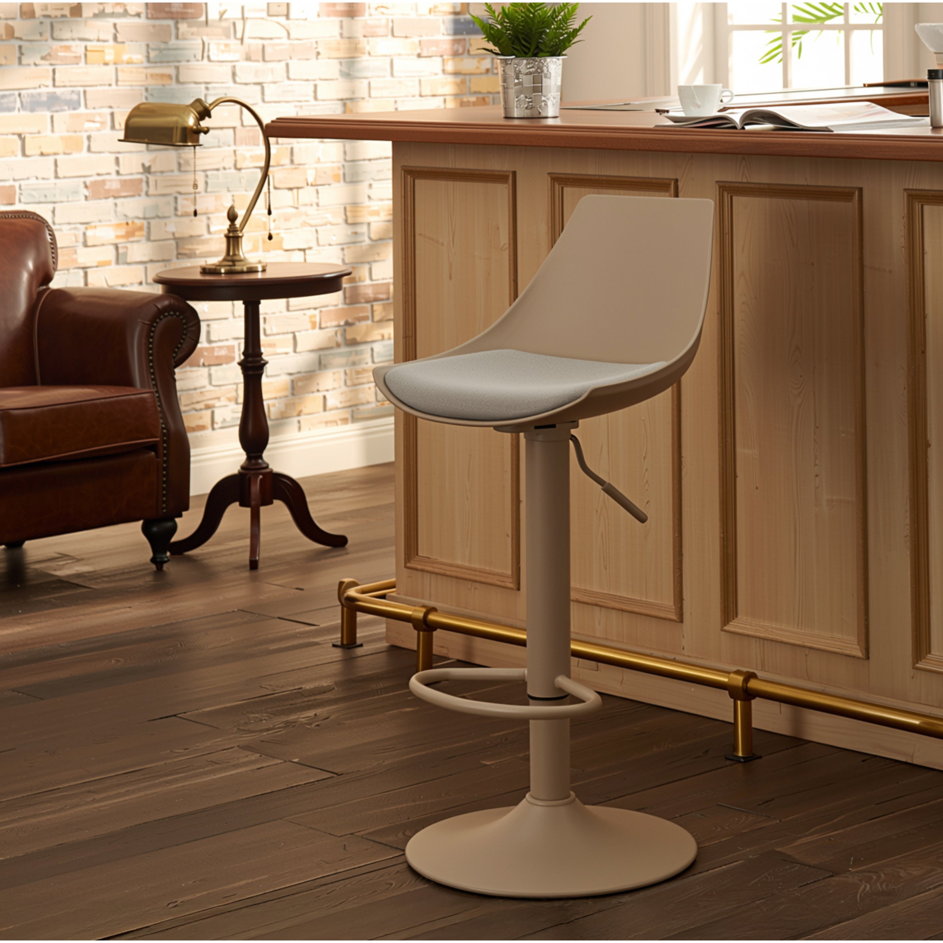 Protestantize Modern Adjustable Bar Stool - ZENI