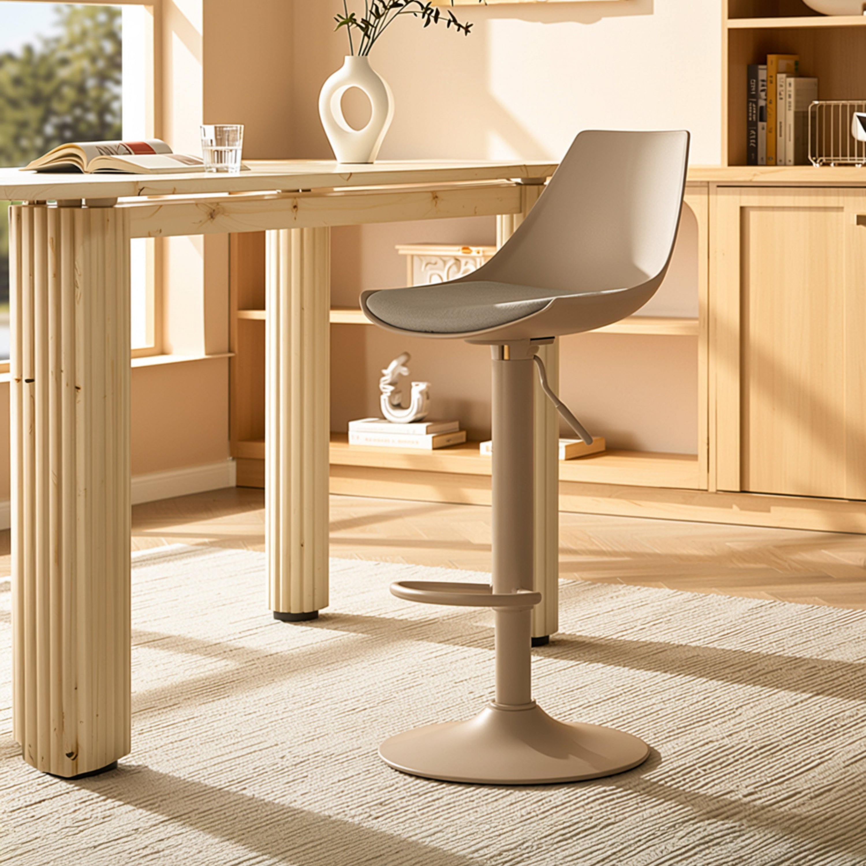 Protestantize Modern Adjustable Bar Stool - ZENI