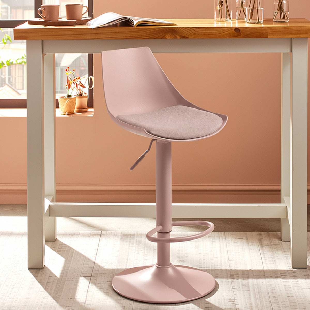 Protestantize Modern Adjustable Bar Stool - ZENI