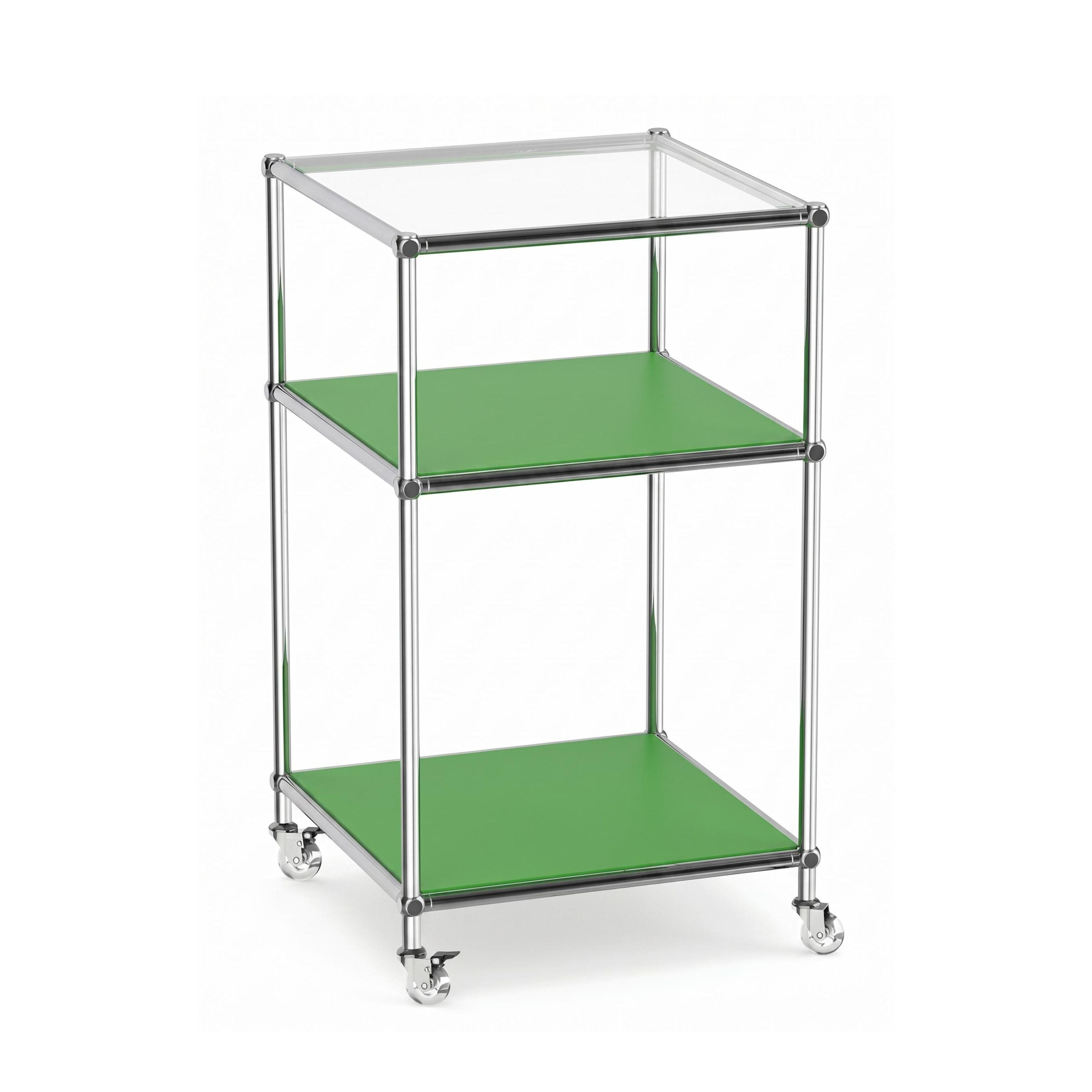 Modern Green Steel Accent Table – ZILO