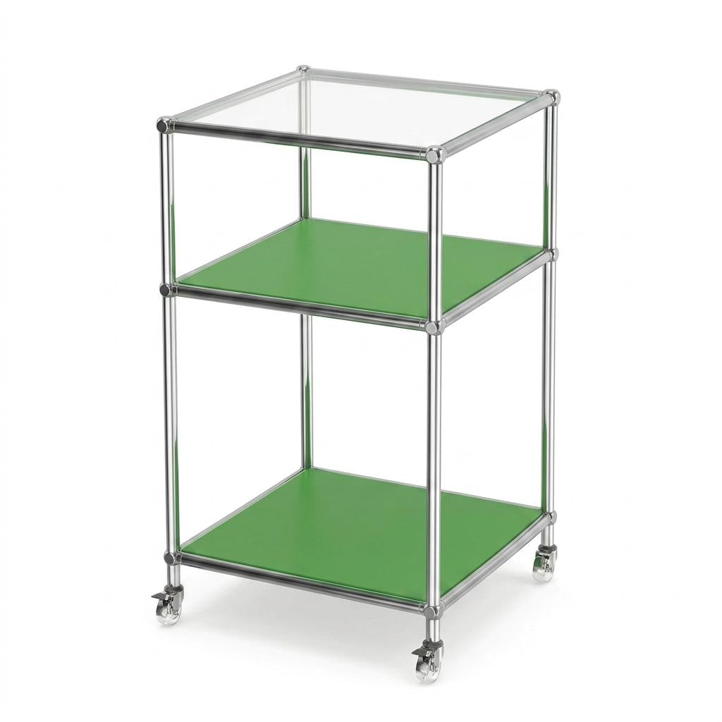 Modern Green Steel Accent Table – ZILO