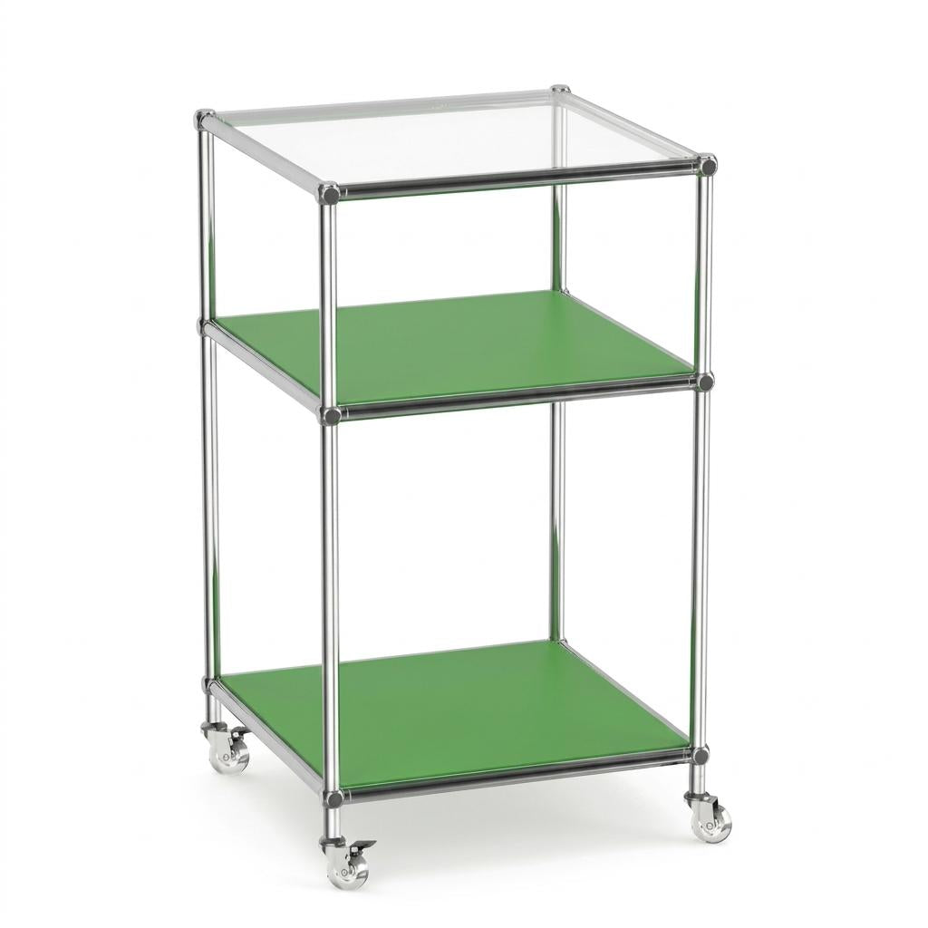 Modern Green Steel Accent Table – ZILO