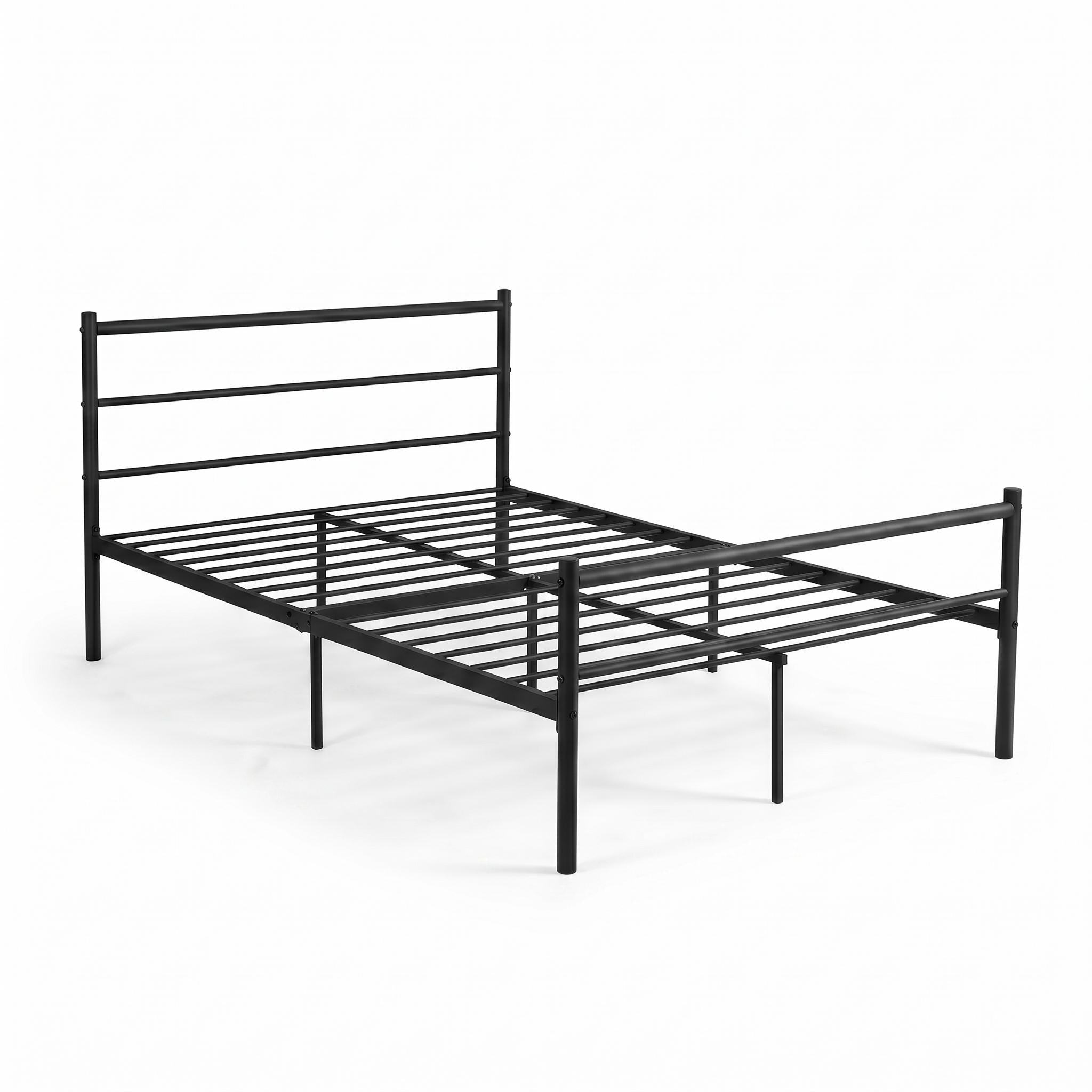 Modern Matte Black Metal Frame - PRIMO DOUBLE BK