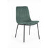 Adustiosis Modern Velvet Dining Chair, Black Painted Frame - ZORIX