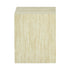 Modern Stone-Look Cube Side Table Minimalist Square End Table - ZUKO