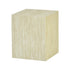 Modern Stone-Look Cube Side Table Minimalist Square End Table - ZUKO