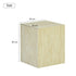 Modern Stone-Look Cube Side Table Minimalist Square End Table - ZUKO
