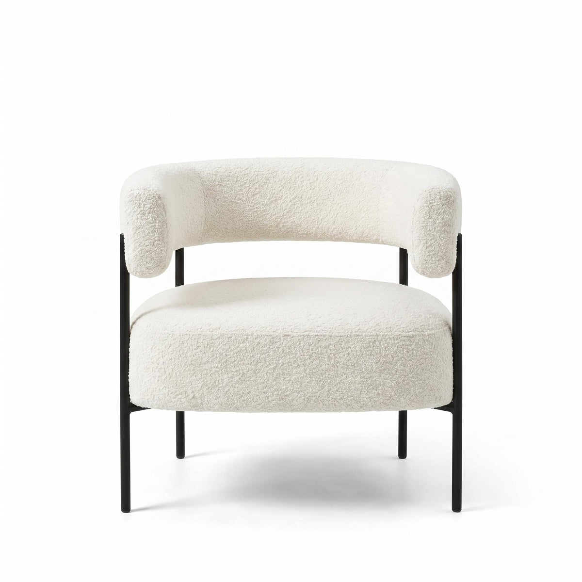 Modern Semi-Gloss Dining Chair, E1 Board & TOP2097 Fabric - ZYLARION