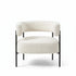 Modern Semi-Gloss Dining Chair, E1 Board & TOP2097 Fabric - ZYLARION