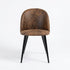 Zomba Suede Black Leg Dining Chairs