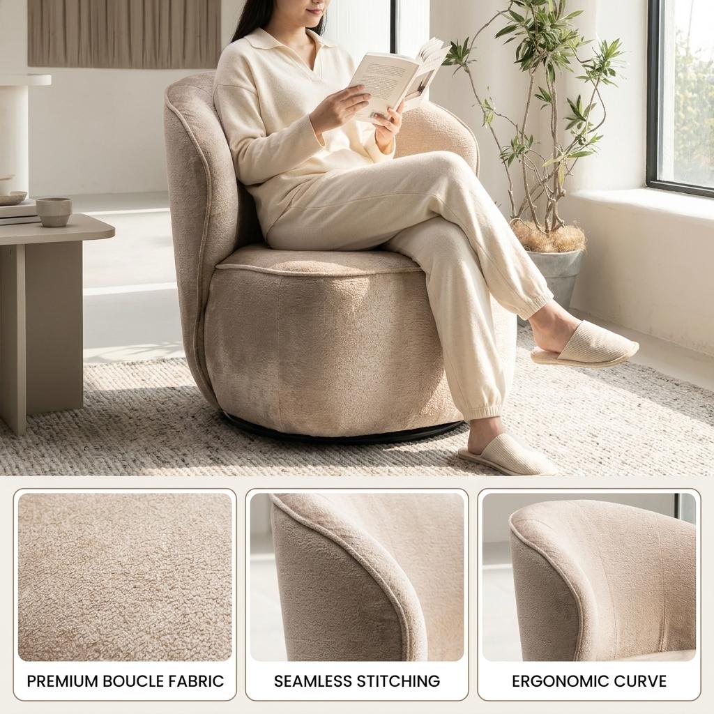 Zurich Swivel Chair Accent Chairs