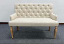 Modern Upholstered Wood, Light Beige Bench - JULIPA MAE DINING BENCH ...