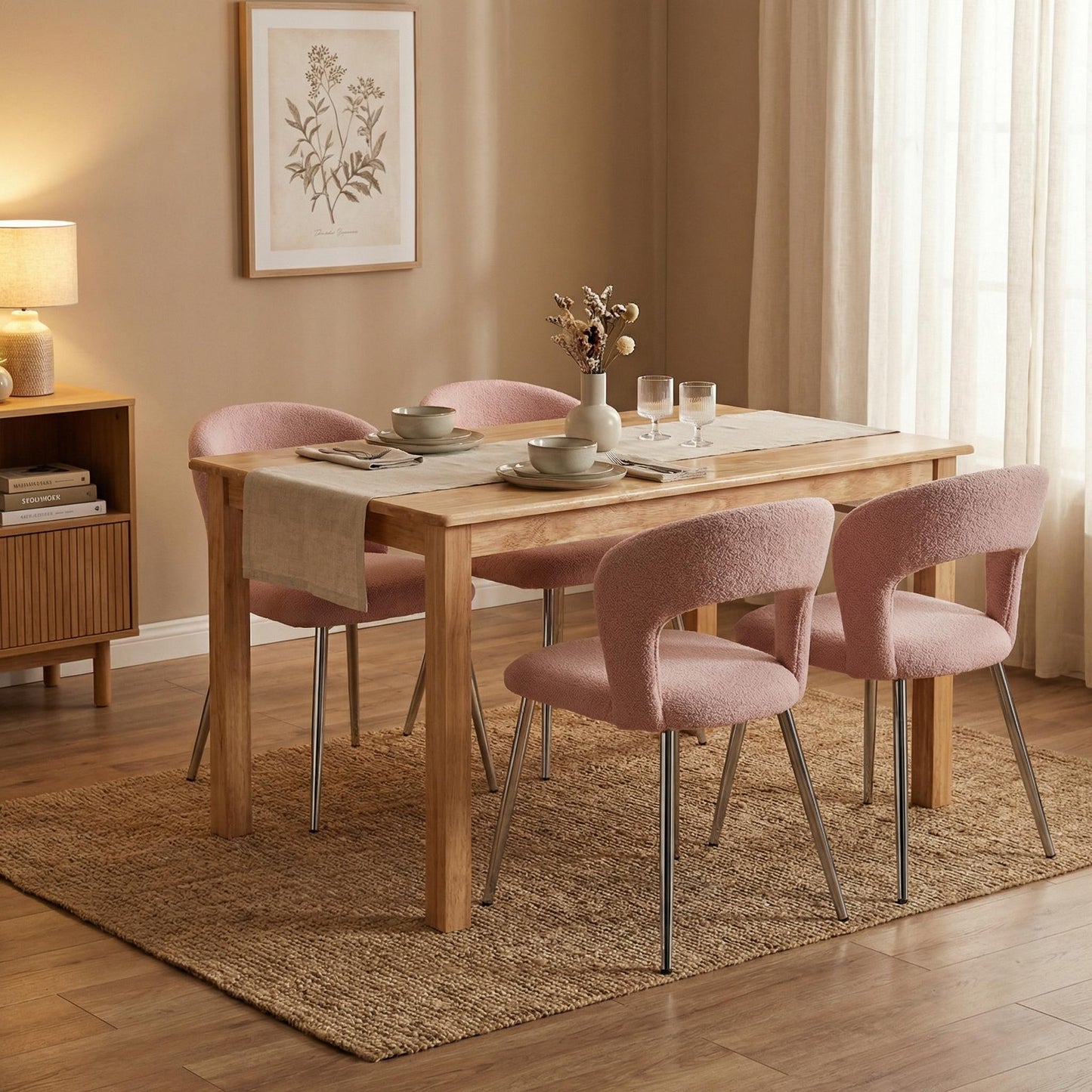 Modern Minimalist Dining Table, Sleek Design - GLORG