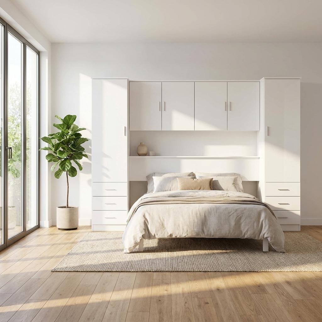 Modern Storage, Melamine Finish - CARLETON OVERBED STORAGE