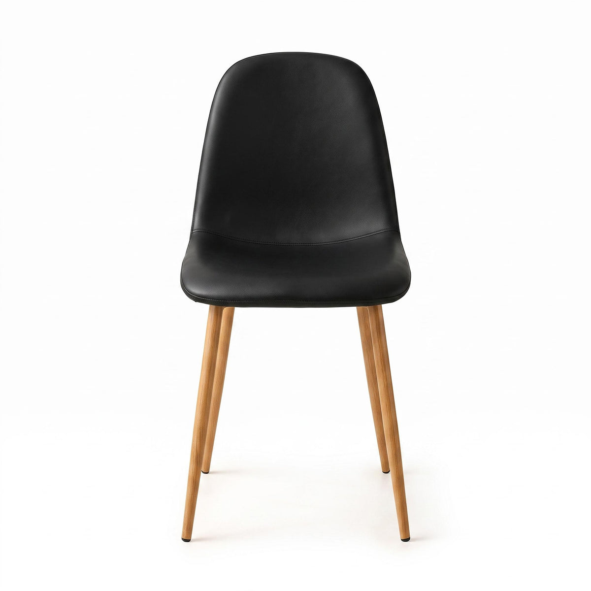 CHARLTON PU WOODEN LEG 4PCS FM Dining Chair
